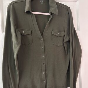 GAP Forest Green Knit Top